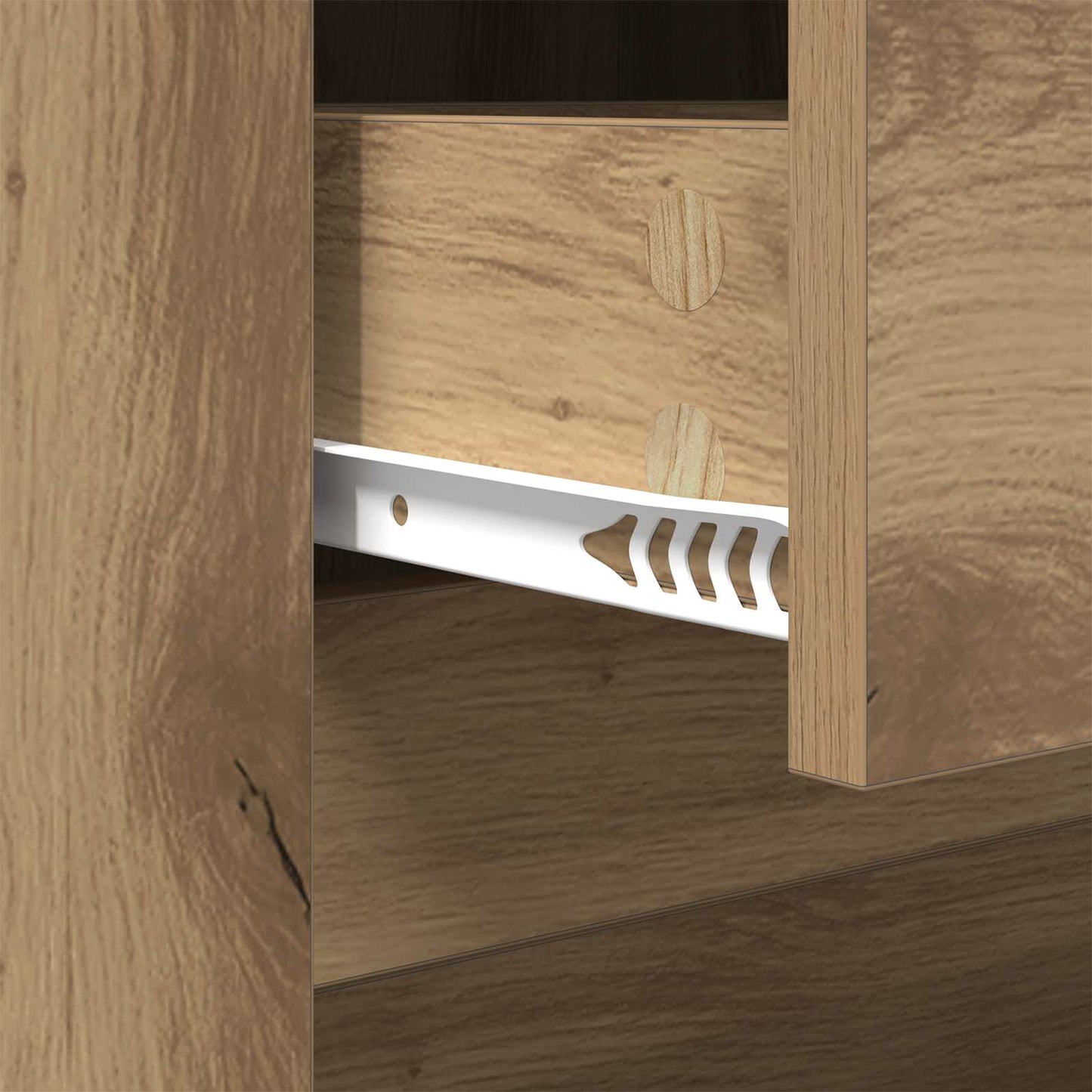 vidaXL Τραπεζάκι σαλονιού Artisan Oak 102 x 44,5 x 50 εκ