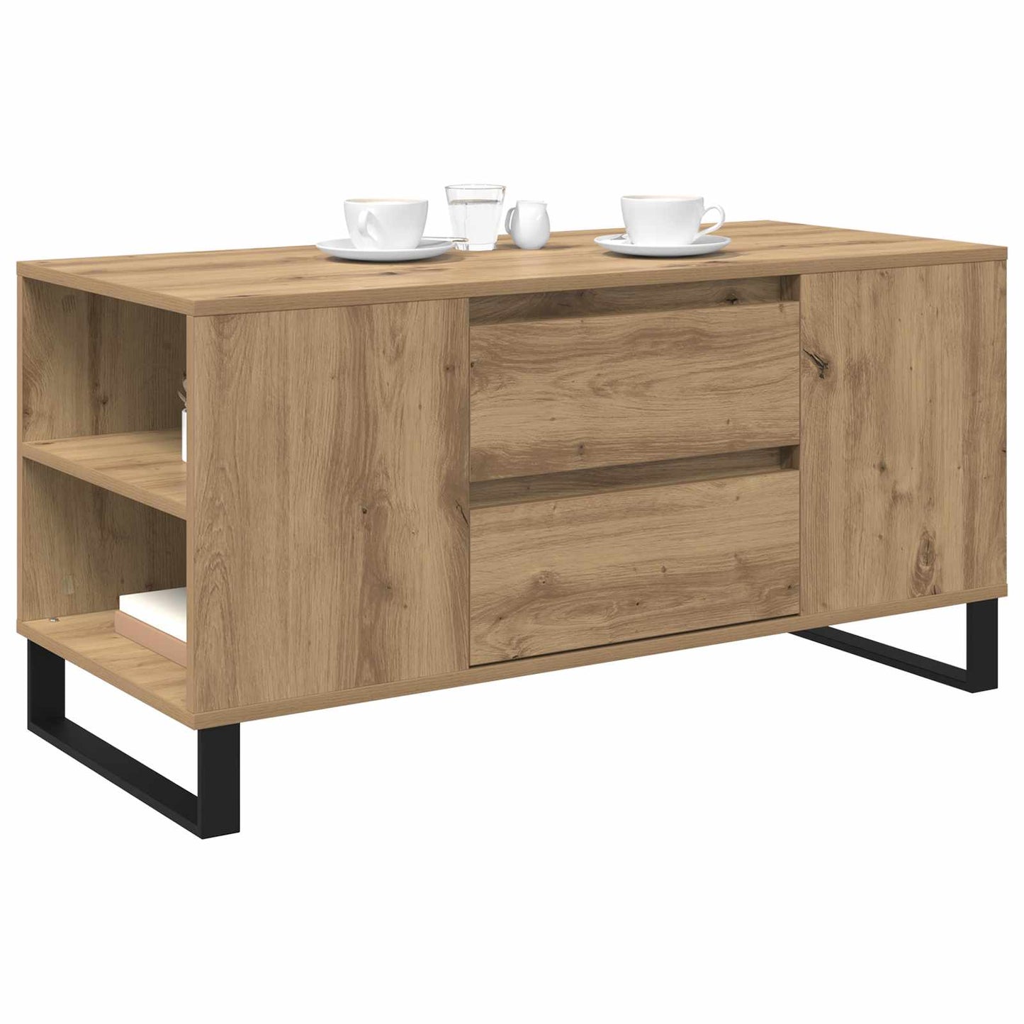 vidaXL Τραπεζάκι σαλονιού Artisan Oak 102 x 44,5 x 50 εκ