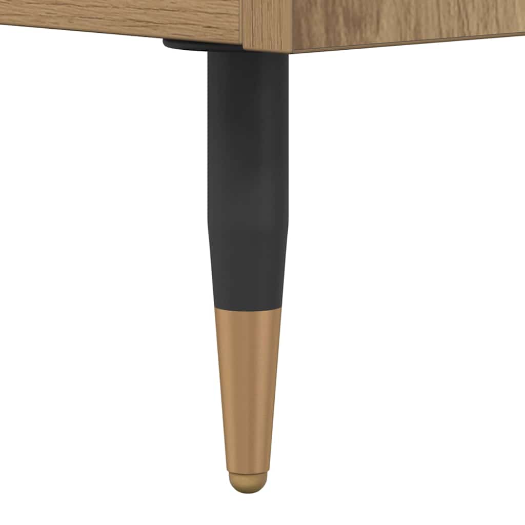 vidaXL Τραπεζάκι σαλονιού με συρτάρι Artisan Oak 90 x 49 x 45 εκ