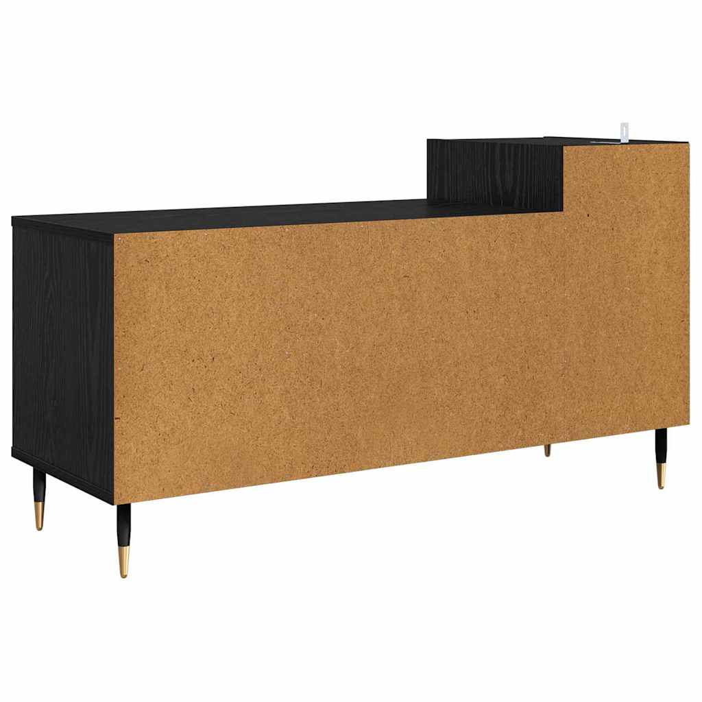 vidaXL Ντουλάπι TV Μαύρη Οξυά 100 x 35 x 55 εκ Επεξεργασμένο ξύλο