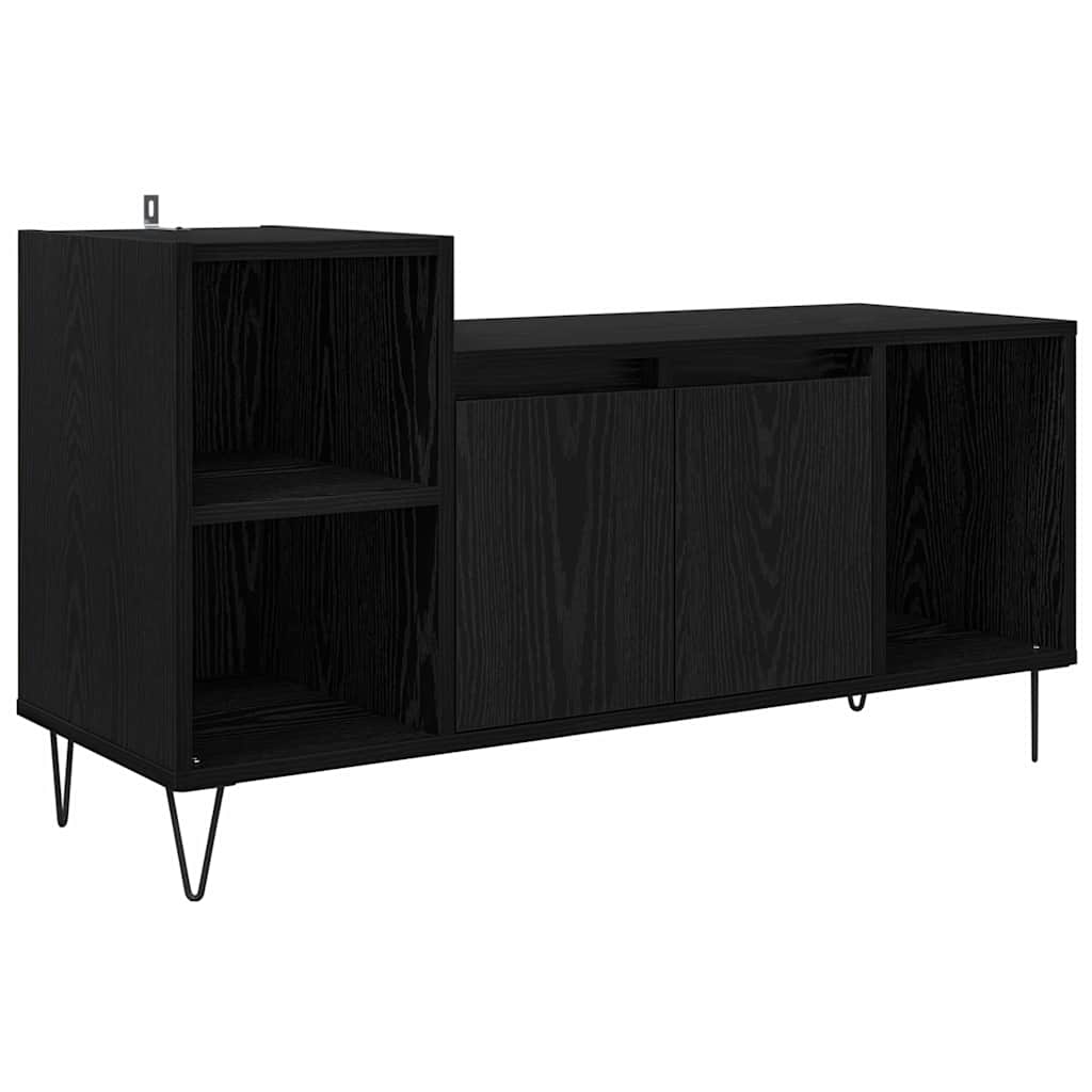 vidaXL Ντουλάπι TV Μαύρη Οξυά 100 x 35 x 55 εκ Επεξεργασμένο ξύλο
