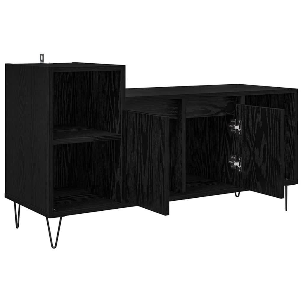 vidaXL Ντουλάπι TV Μαύρη Οξυά 100 x 35 x 55 εκ Επεξεργασμένο ξύλο