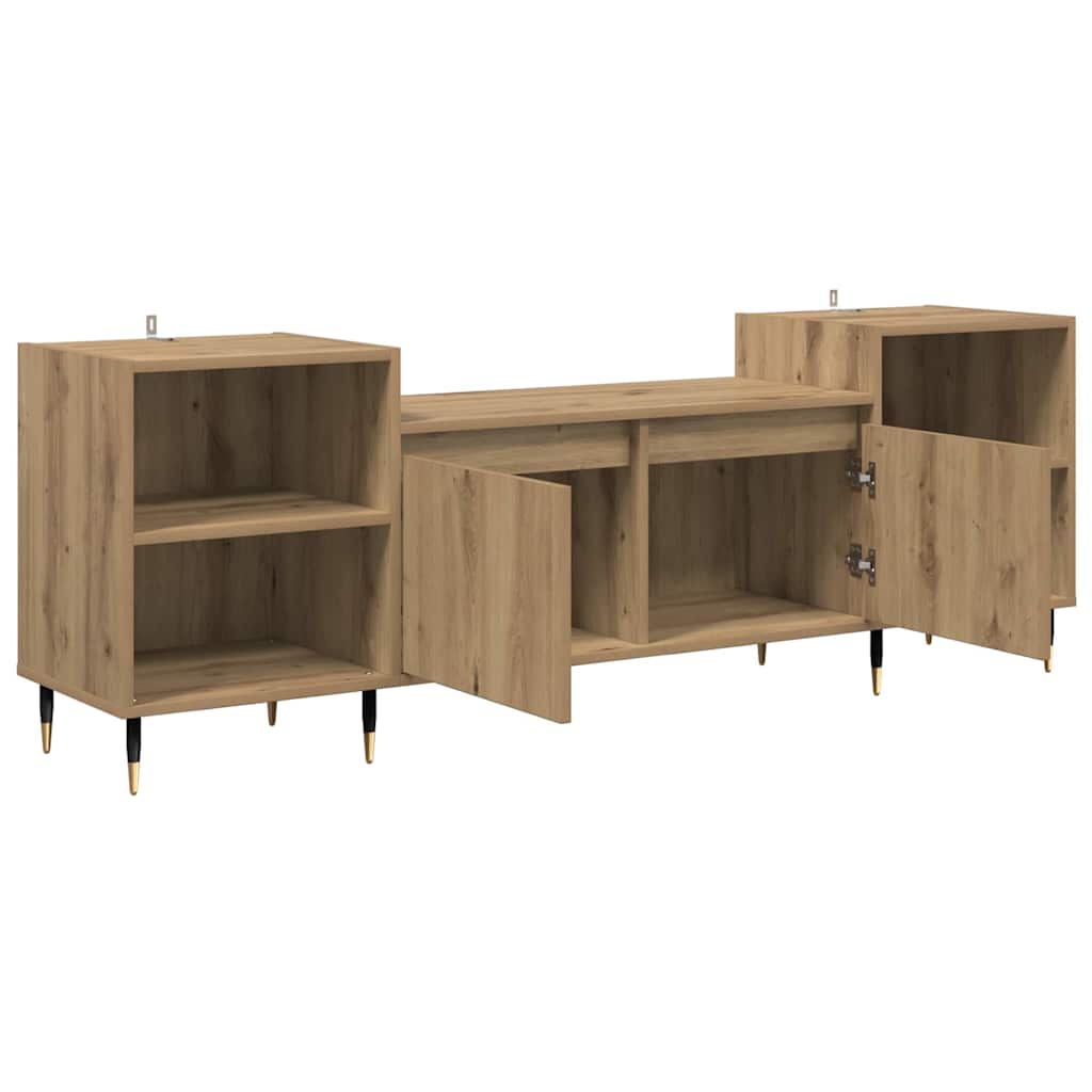 vidaXL Ντουλάπι TV Artisan Oak 160 x 35 x 55 εκ. Επεξεργασμένο ξύλο