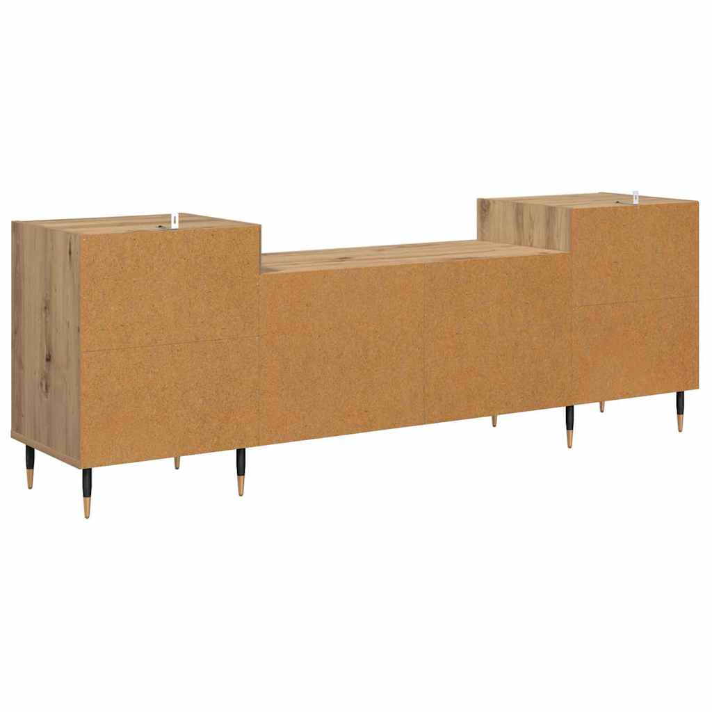 vidaXL Ντουλάπι TV Artisan Oak 160 x 35 x 55 εκ. Επεξεργασμένο ξύλο