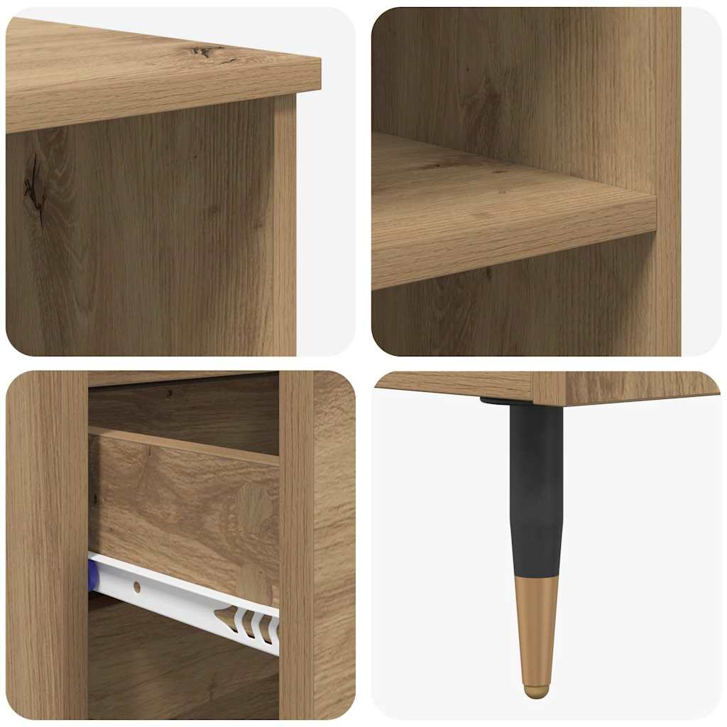 vidaXL Highboard Artisan Oak 40 x 36 x 110 εκ. Επεξεργασμένο ξύλο