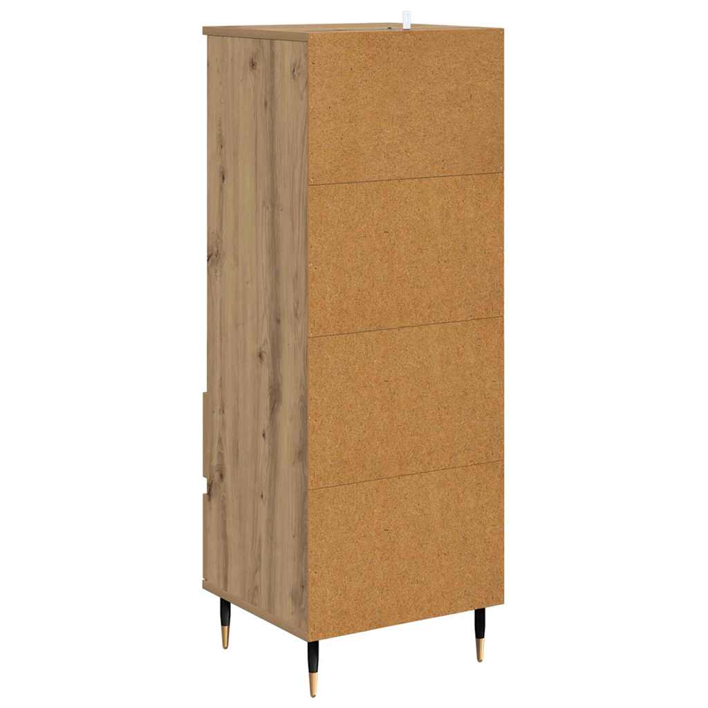 vidaXL Highboard Artisan Oak 40 x 36 x 110 εκ. Επεξεργασμένο ξύλο