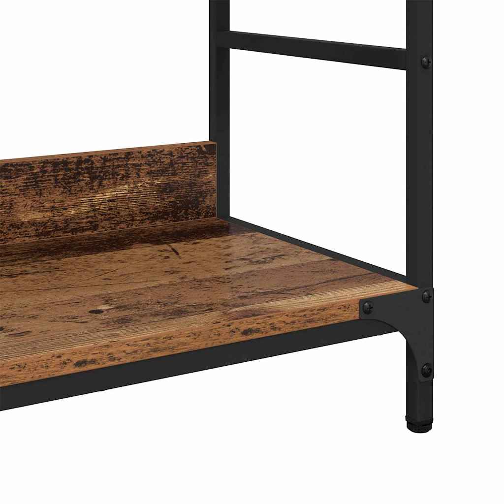 vidaXL Ράφι Βιβλίων Παλαιό ξύλο 78.5 x 33 x 82 εκ Επεξεργασμένο ξύλο