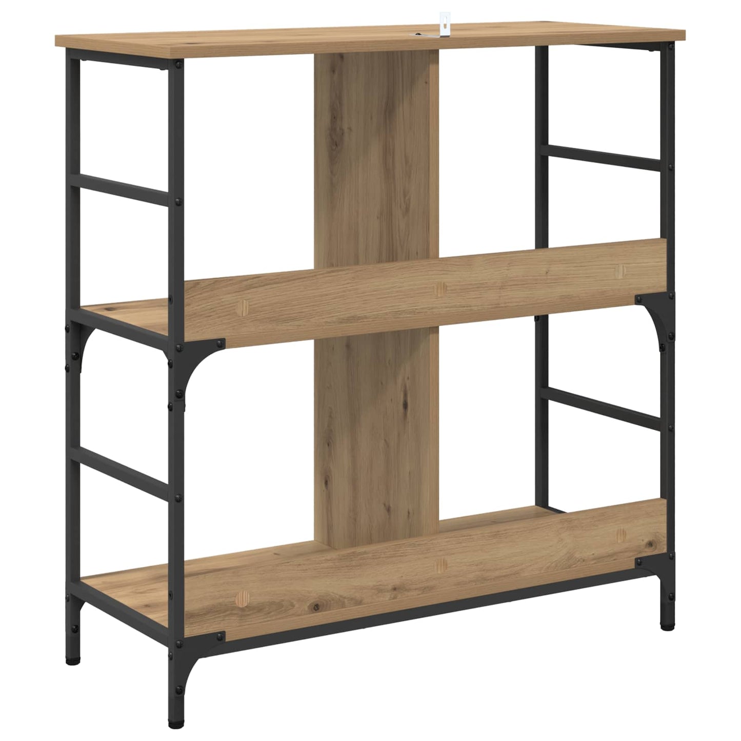 vidaXL Ράφι Βιβλίων artisan δρυς 78.5 x 33 x 82 εκ Επεξεργασμένο ξύλο