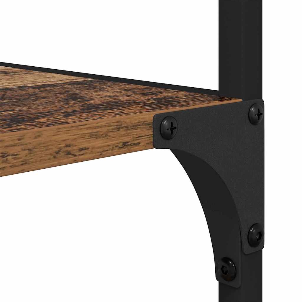 vidaXL Ράφι Βιβλίων Παλιό Ξύλο 50 x 33 x 188,5 εκ Επεξεργασμένο ξύλο