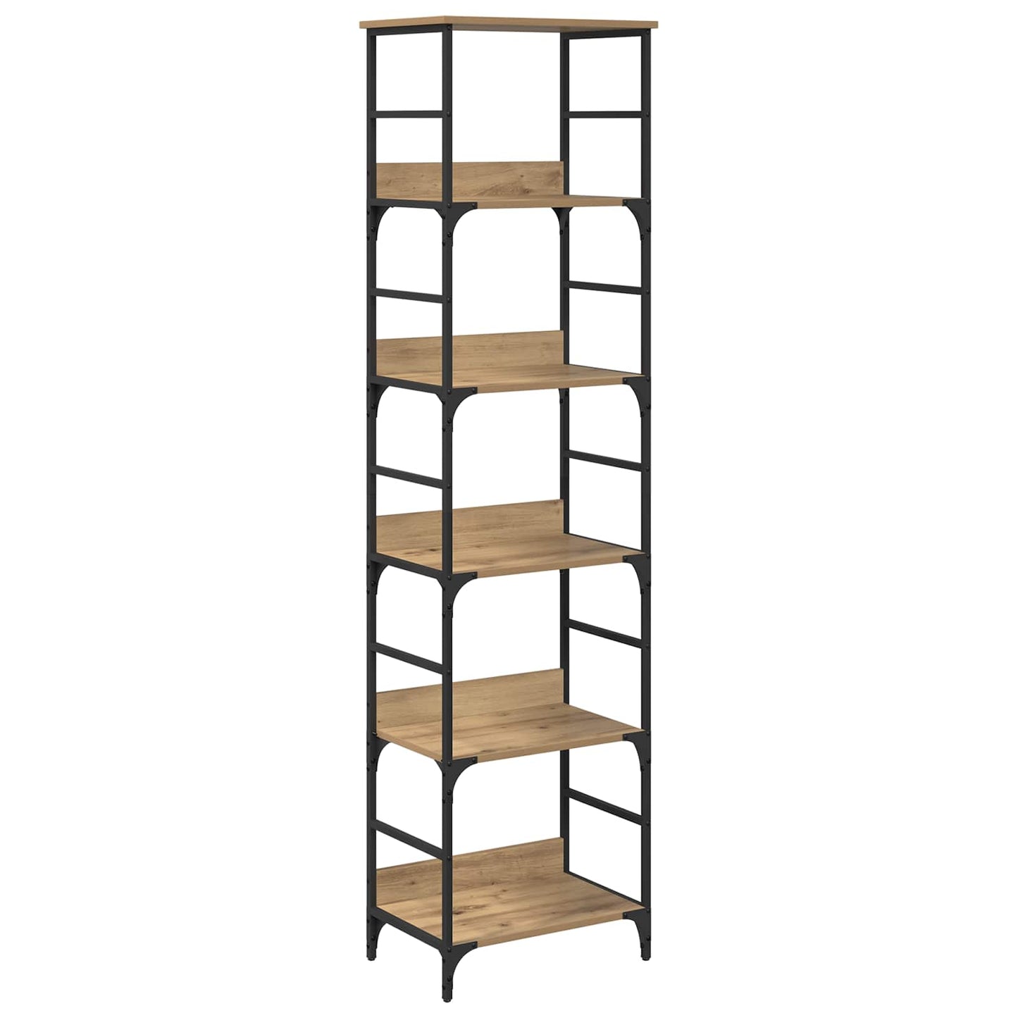 vidaXL Ράφι Βιβλίων Artisan Oak 50 x 33 x 188,5 εκ Επεξεργασμένο ξύλο