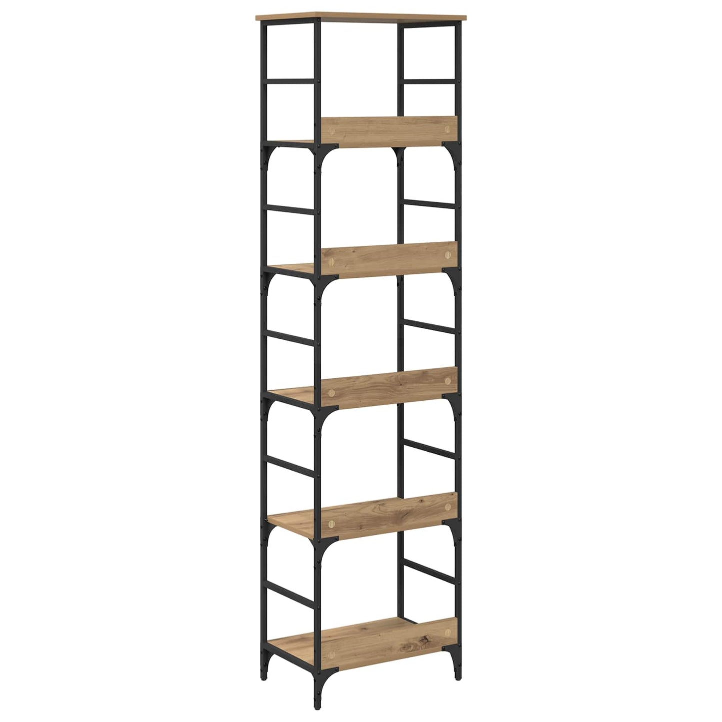 vidaXL Ράφι Βιβλίων Artisan Oak 50 x 33 x 188,5 εκ Επεξεργασμένο ξύλο