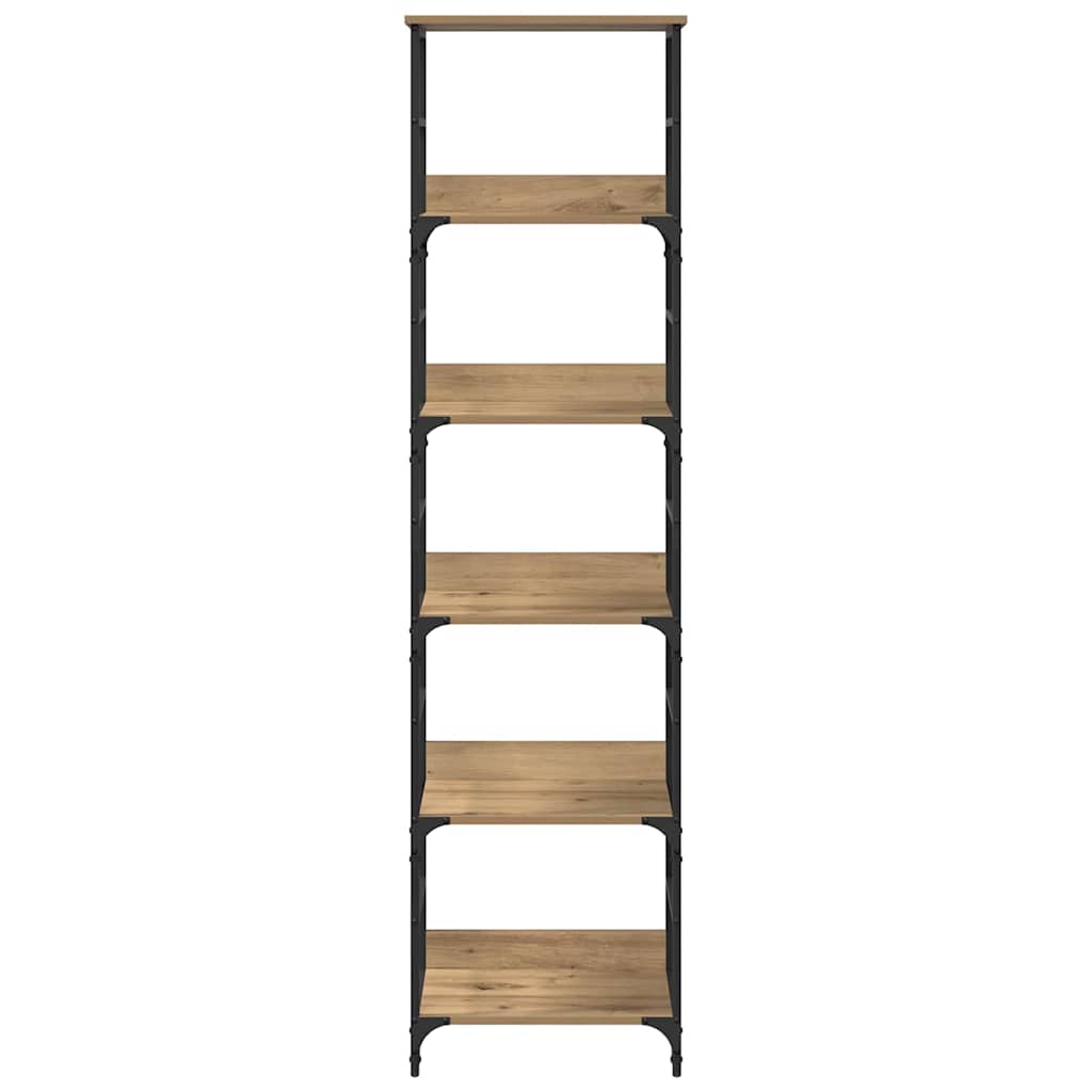 vidaXL Ράφι Βιβλίων Artisan Oak 50 x 33 x 188,5 εκ Επεξεργασμένο ξύλο