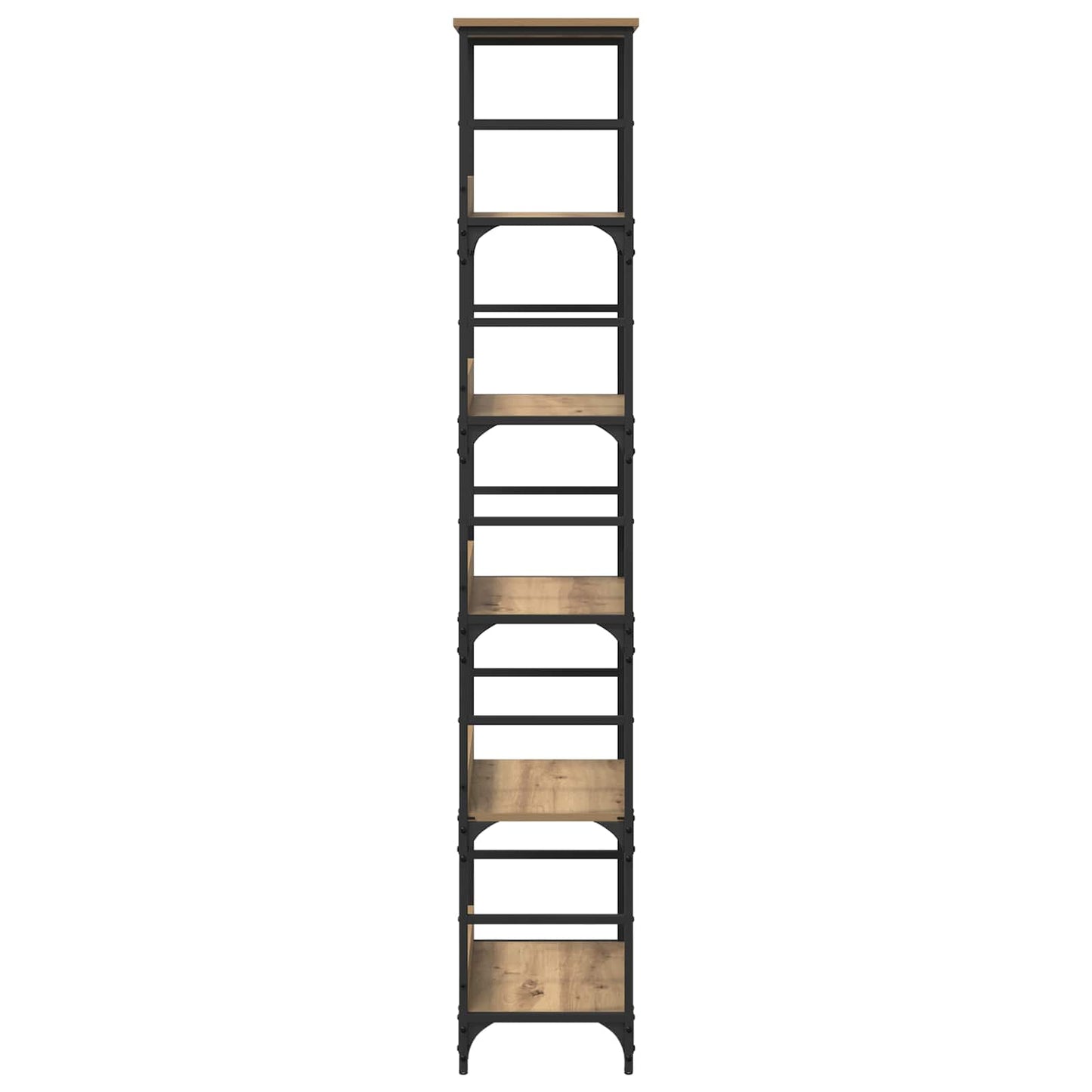 vidaXL Ράφι Βιβλίων Artisan Oak 50 x 33 x 188,5 εκ Επεξεργασμένο ξύλο