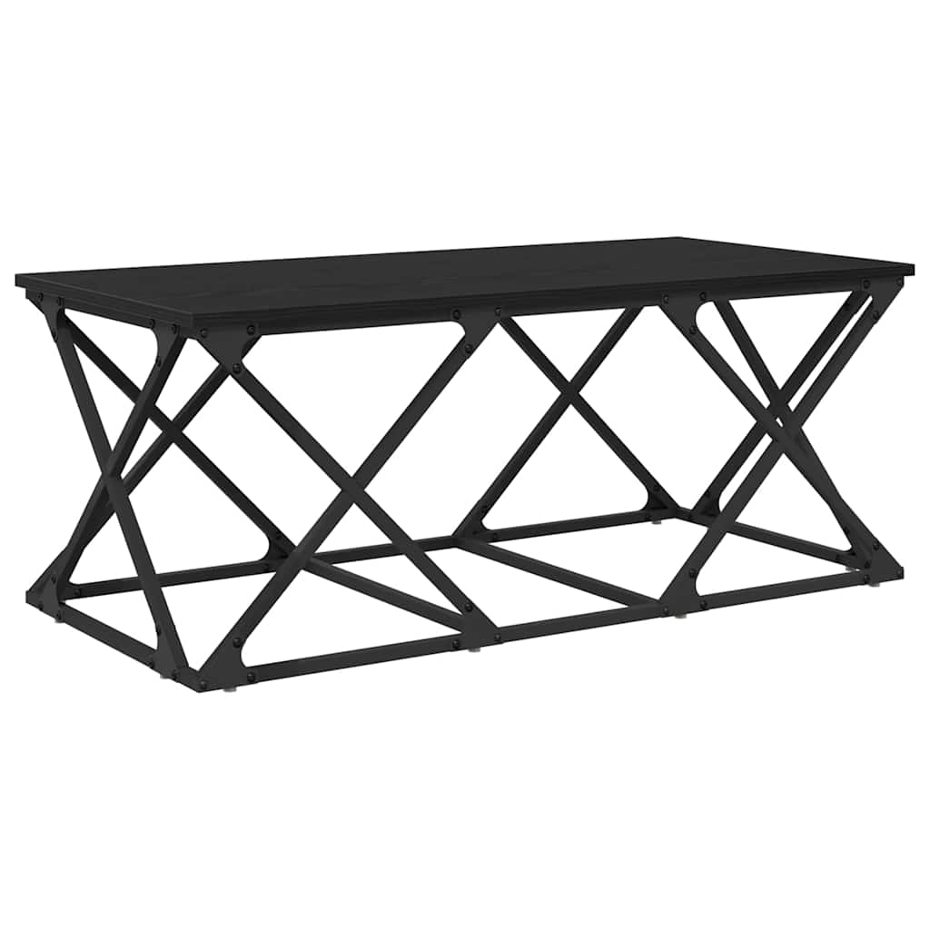 vidaXL Τραπεζάκι σαλονιού Μαύρη δρυς 100 x 49 x 40 εκ