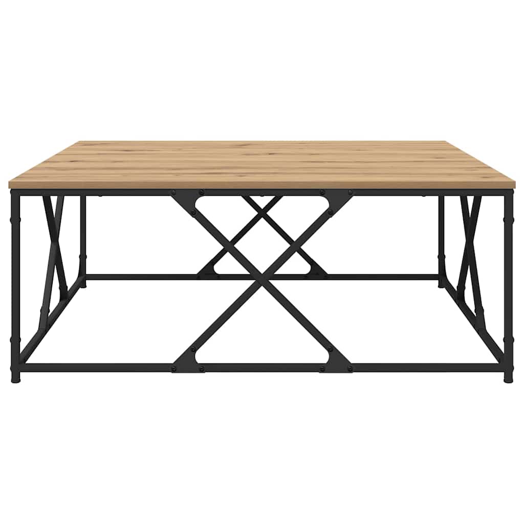 vidaXL Τραπεζάκι σαλονιού artisan δρυς 100 x 100 x 40 cm