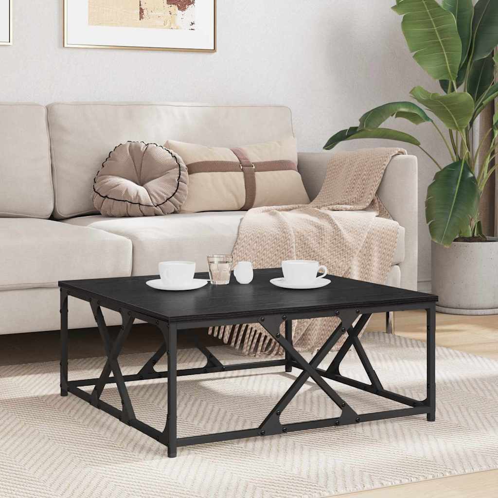 vidaXL Τραπεζάκι σαλονιού Μαύρη δρυς 70 x 70 x 30 cm