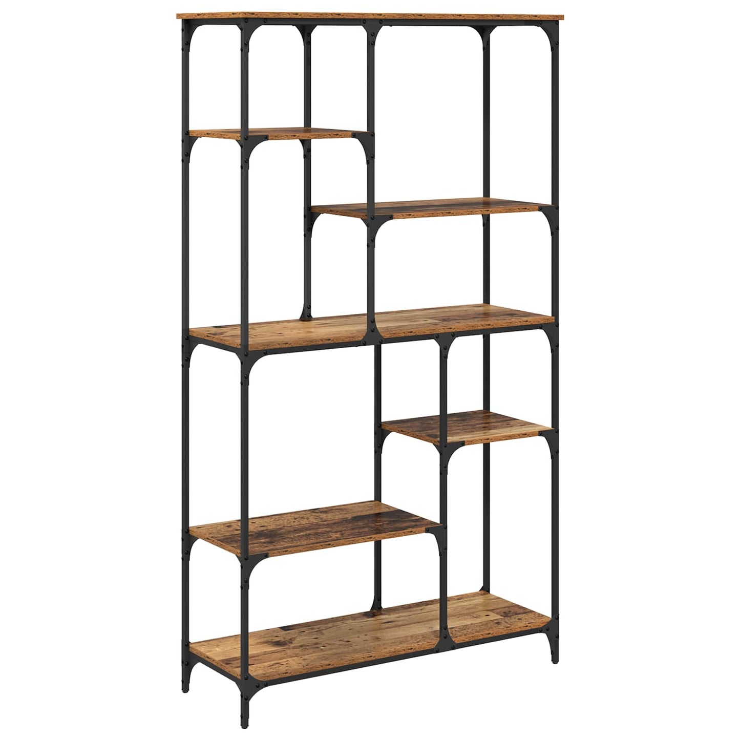 vidaXL Ράφι Βιβλίων Παλιό ξύλο 99 x 35,5 x 176 cm Επεξεργασμένο ξύλο