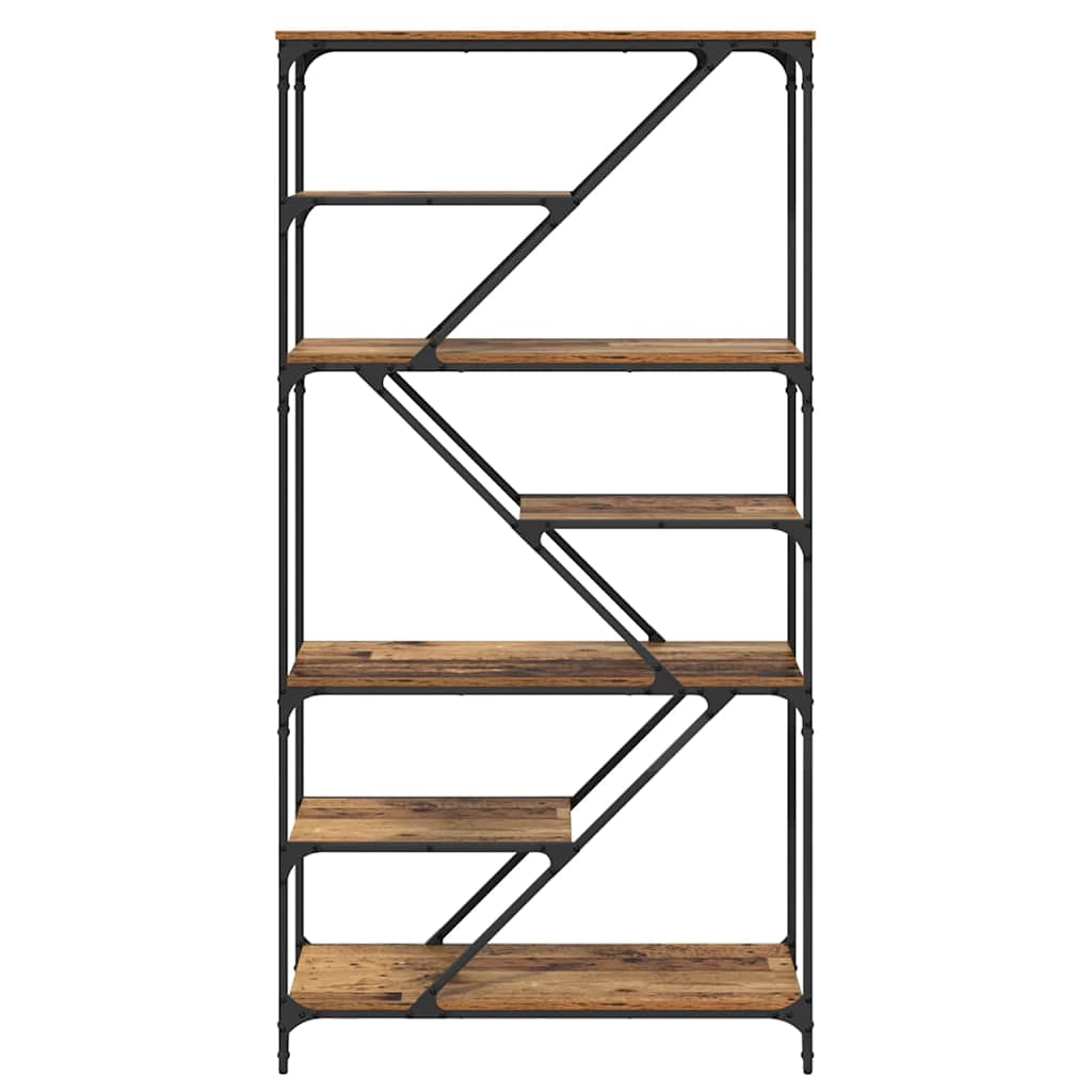 vidaXL Ράφι Βιβλίων Παλιό Ξύλο 91 x 36 x 176 εκ Επεξεργασμένο ξύλο