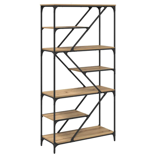 vidaXL Ράφι Βιβλίων Artisan Oak 91 x 36 x 176 εκ Επεξεργασμένο ξύλο