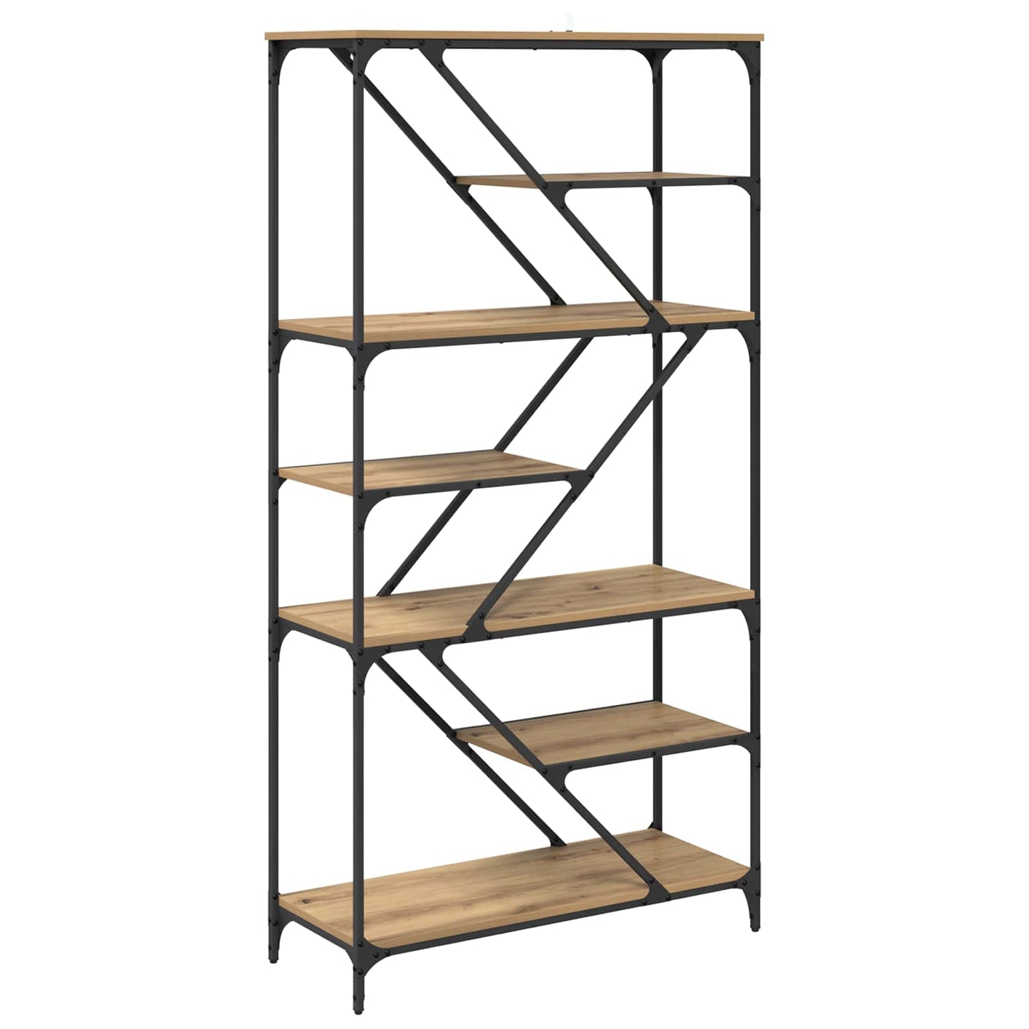vidaXL Ράφι Βιβλίων Artisan Oak 91 x 36 x 176 εκ Επεξεργασμένο ξύλο