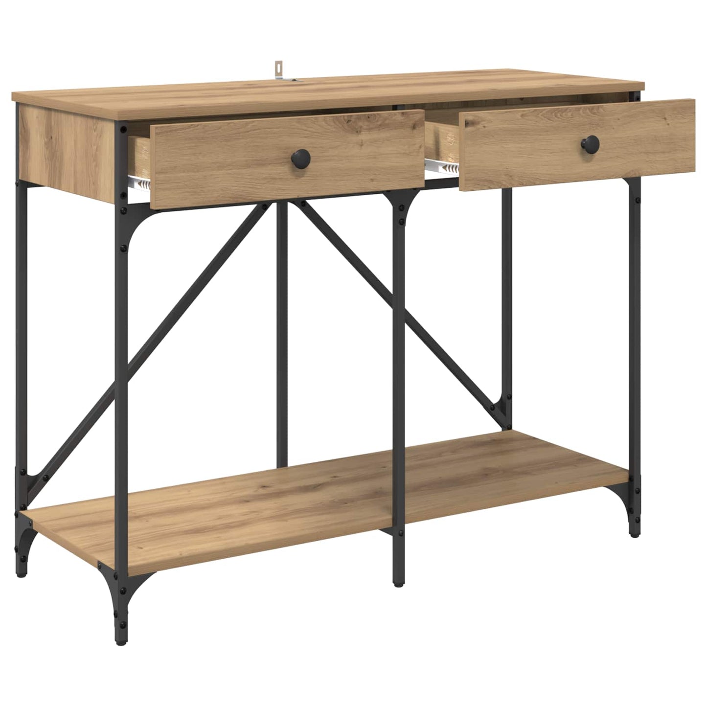 vidaXL Τραπέζι κονσόλας Artisan Oak 100 x 39 x 78,5 εκ