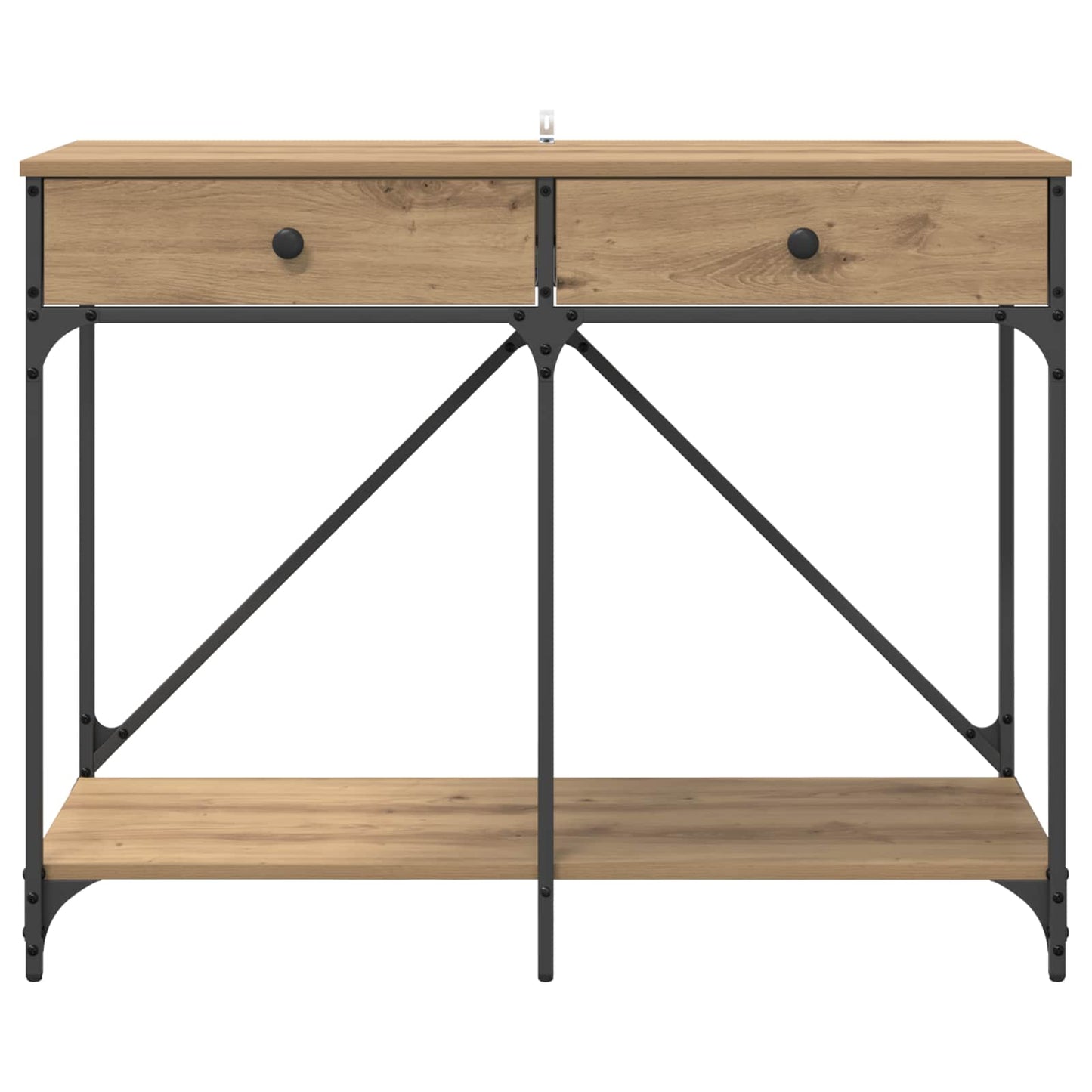 vidaXL Τραπέζι κονσόλας Artisan Oak 100 x 39 x 78,5 εκ