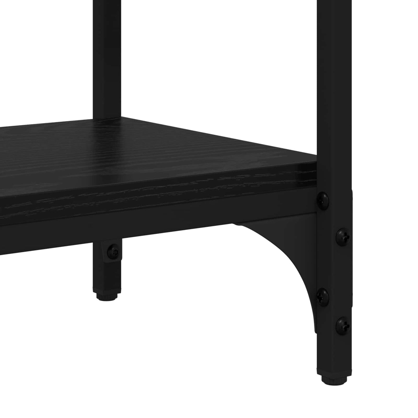 vidaXL Τραπέζι κονσόλας Μαύρη Οξυά 100 x 39 x 78,5 εκ