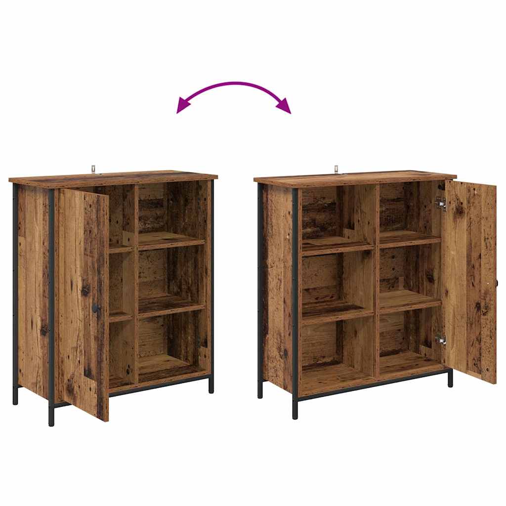 vidaXL Πλαϊνό γραφείο Παλιό Ξύλο 70 x 30 x 80 εκ. Επεξεργασμένο ξύλο