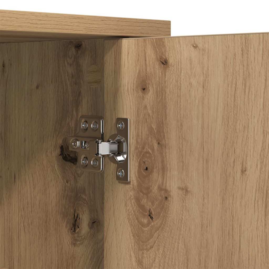 vidaXL Πλαϊνό γραφείο Artisan Oak 70 x 30 x 80 εκ. Επεξεργασμένο ξύλο