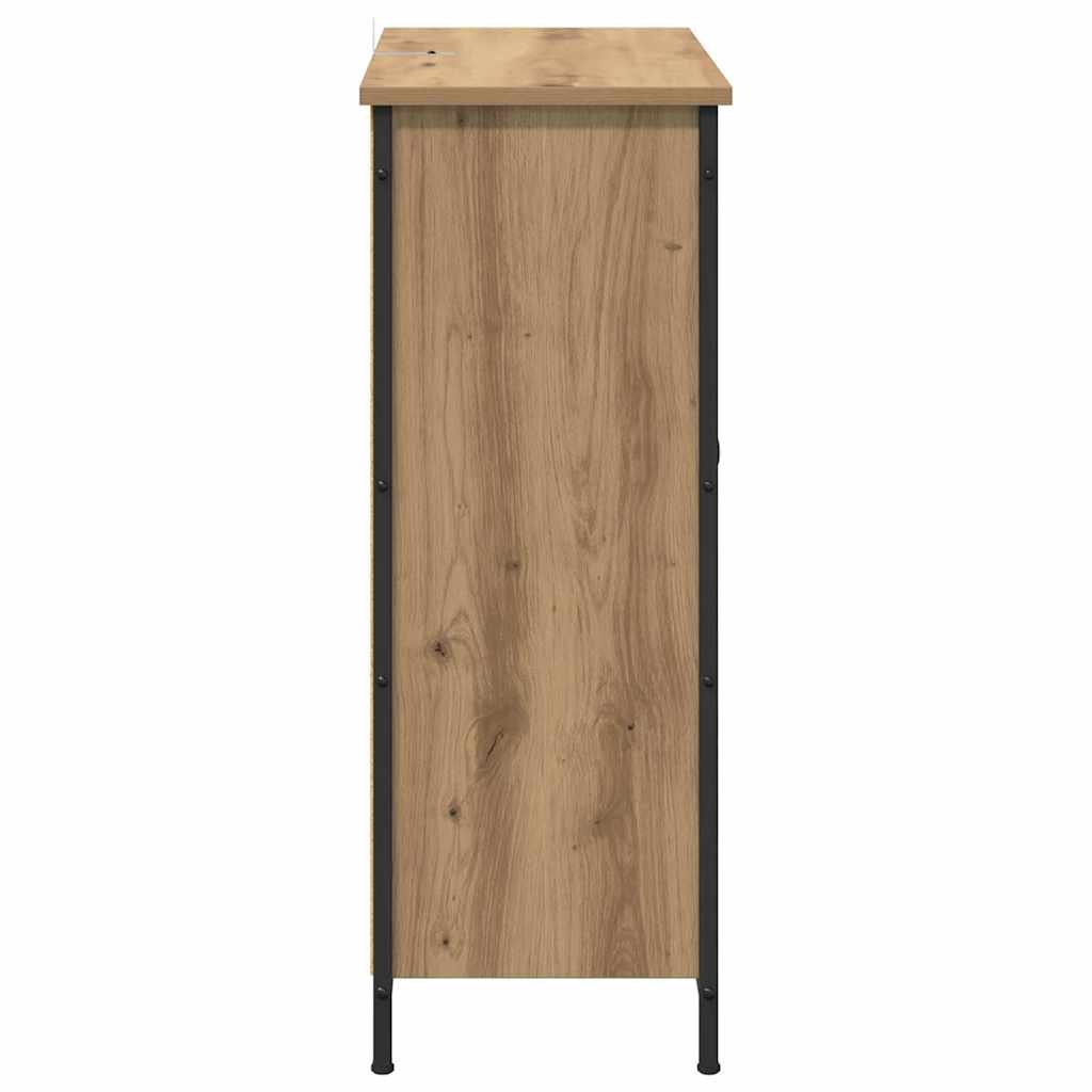vidaXL Πλαϊνό γραφείο Artisan Oak 70 x 30 x 80 εκ. Επεξεργασμένο ξύλο