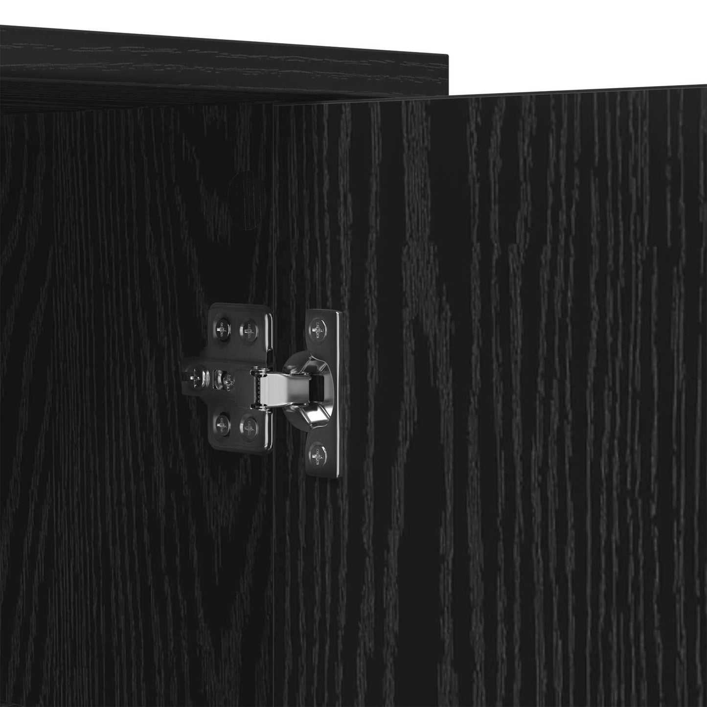 vidaXL Πλαϊνό γραφείο Μαύρη Οξυά 70 x 30 x 80 εκ. Επεξεργασμένο ξύλο
