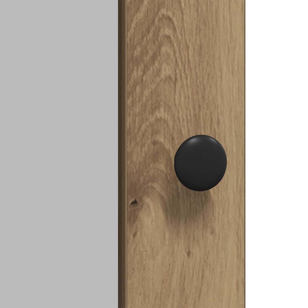 vidaXL Πλαϊνό γραφείο Artisan Oak 100 x 35 x 80 εκ. Επεξεργασμένο ξύλο