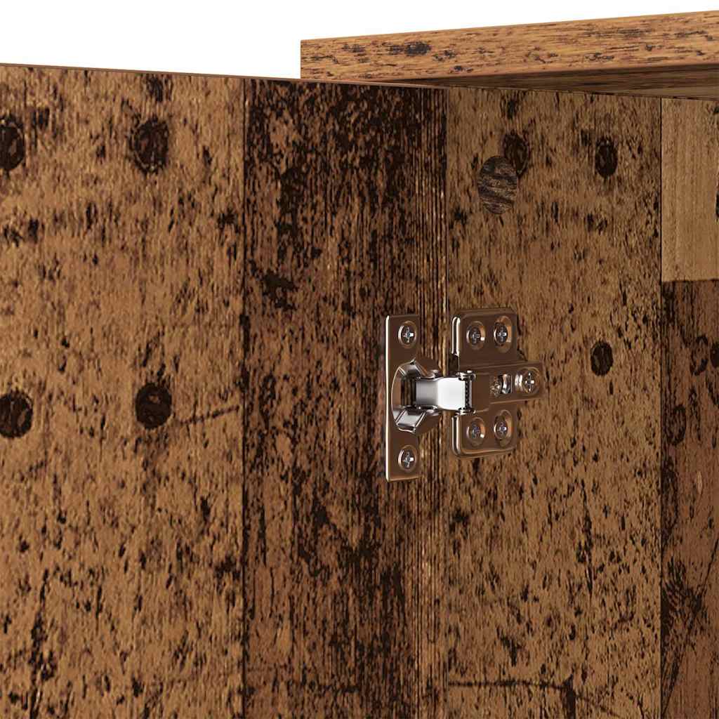 vidaXL Πλαϊνό γραφείο Παλιό Ξύλο 100 x 33 x 75 εκ Επεξεργασμένο ξύλο