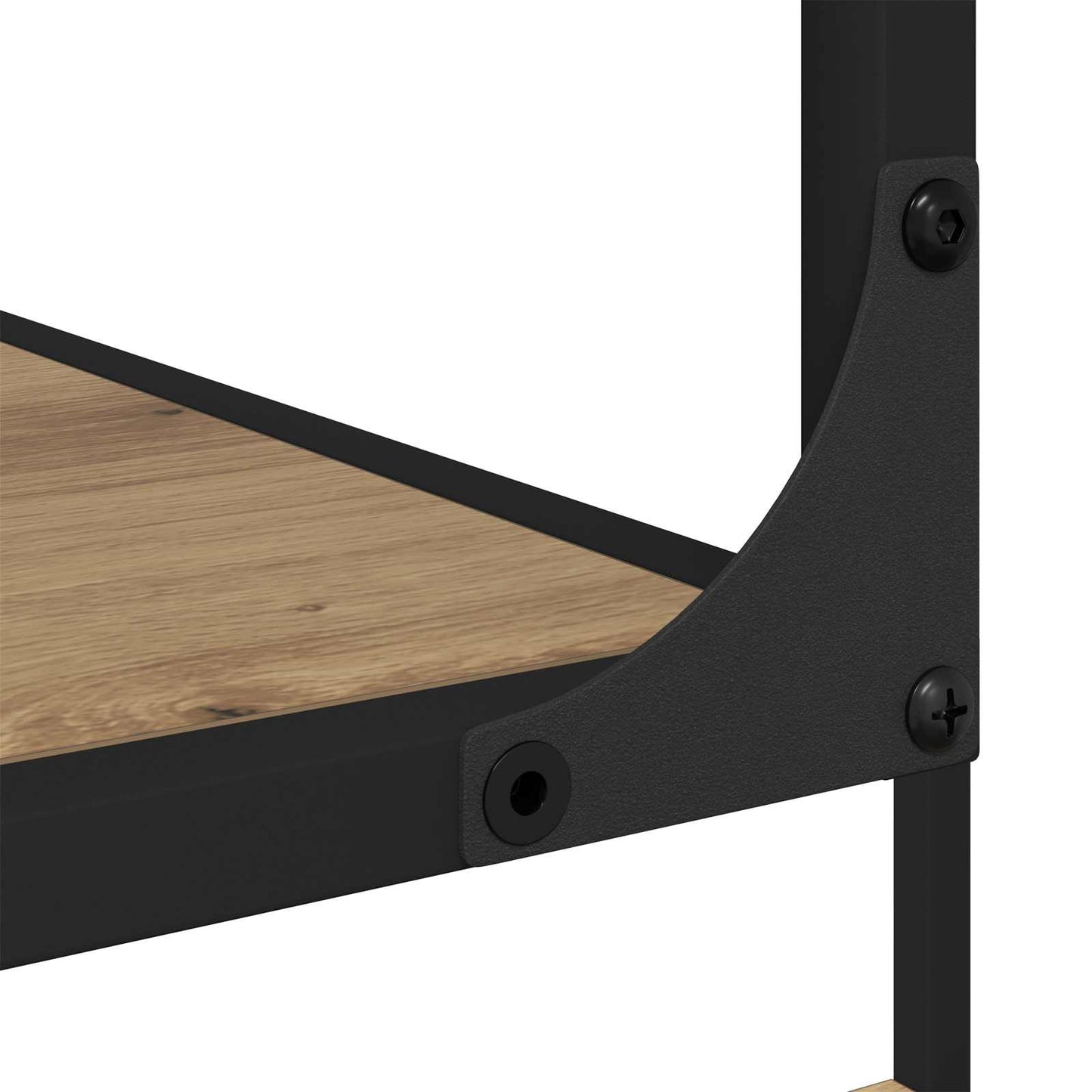 vidaXL Βιβλιοθήκη artisan δρυς 81 x 36 x 176 εκ Επεξεργασμένο ξύλο