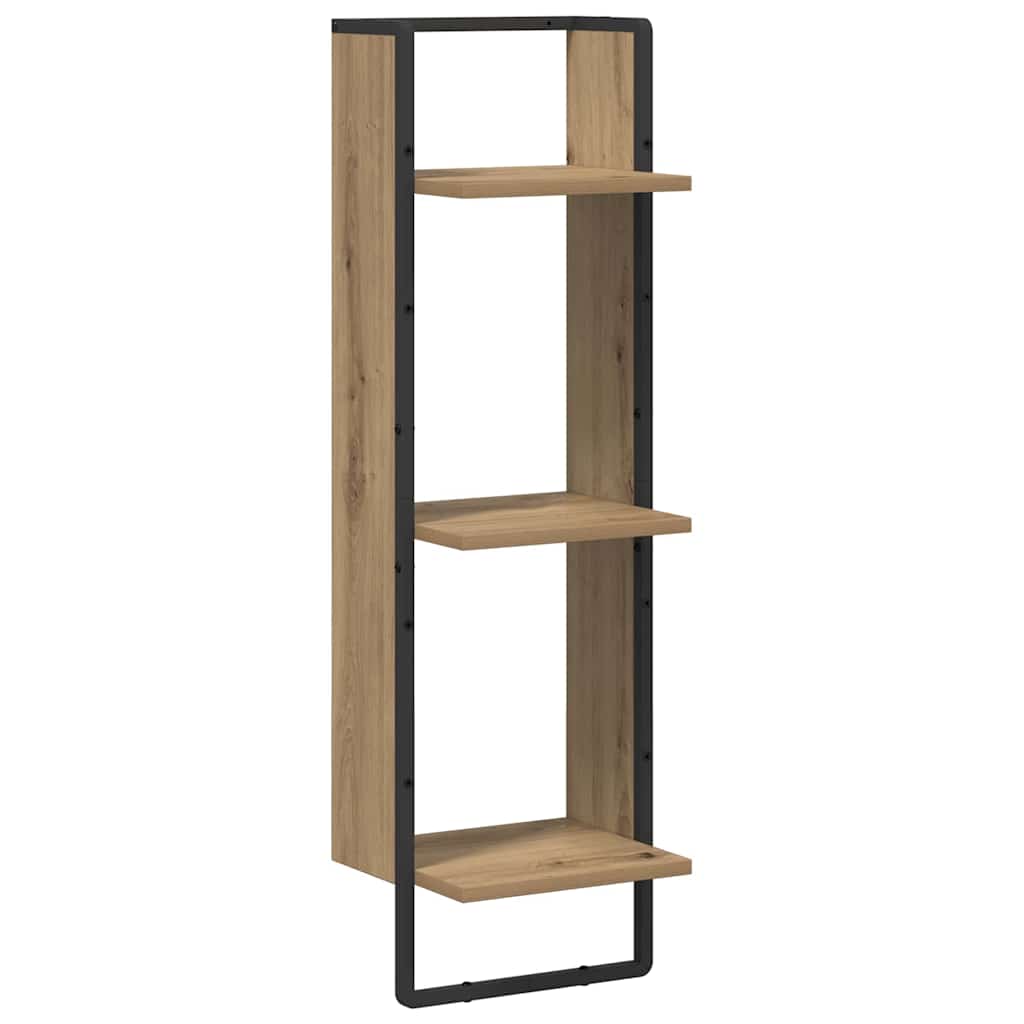 vidaXL Ράφι Τοίχου Artisan Oak 30 x 25 x 100 cm Επεξεργασμένο ξύλο