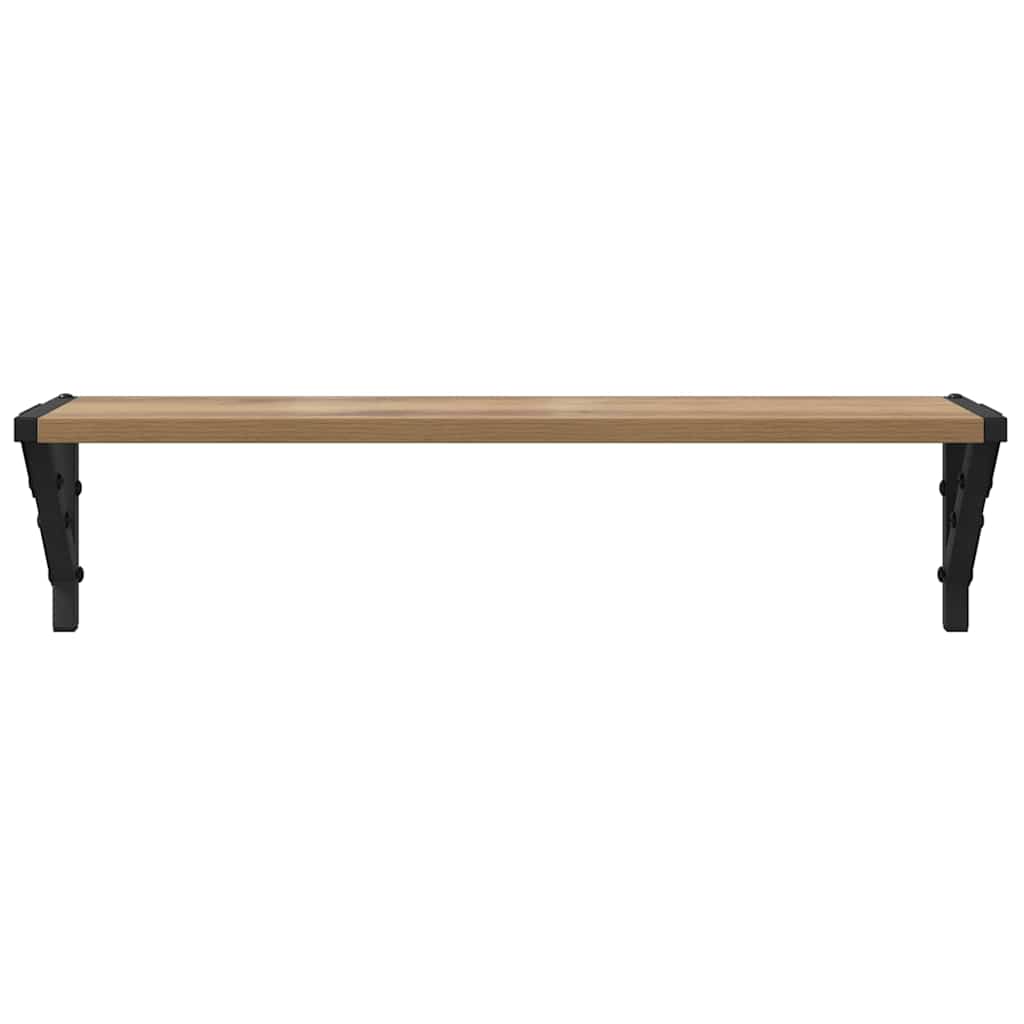 vidaXL Ράφια Τοίχου με ράφι 2 pcs Artisan Oak 60 x 15 x 15,5 cm