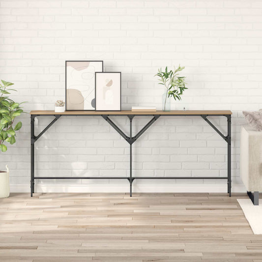 vidaXL Τραπέζι κονσόλας Artisan Oak 180 x 30 x 75 εκ