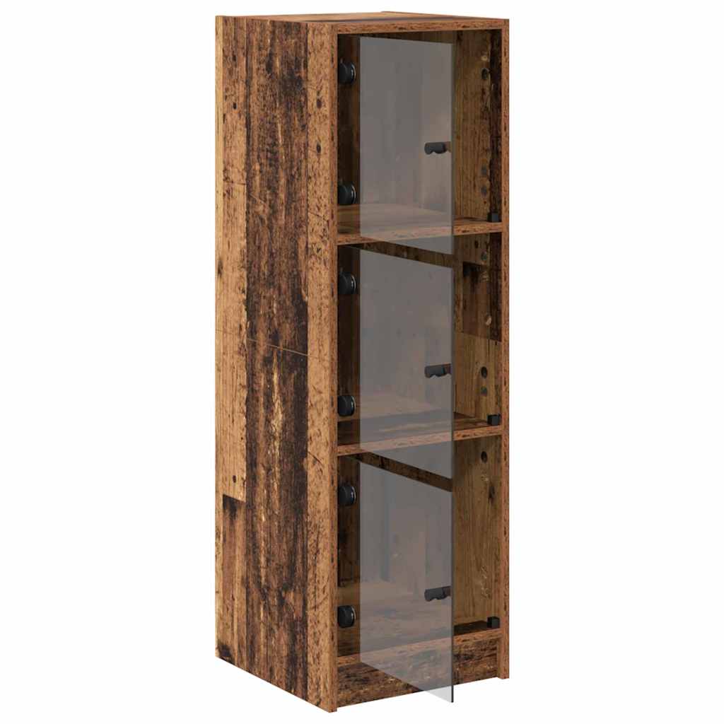 vidaXL Highboard Παλιό Ξύλο 35 x 37 x 109 εκ Επεξεργασμένο ξύλο
