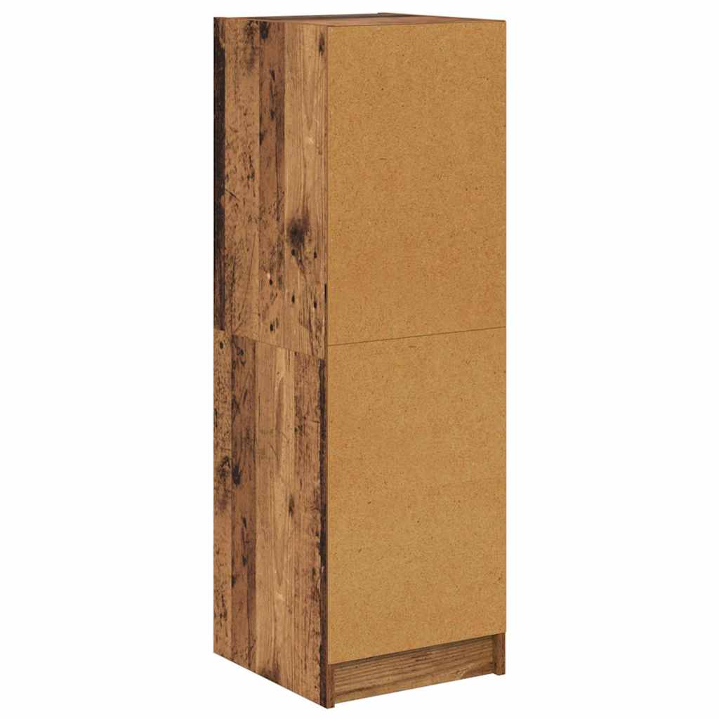 vidaXL Highboard Παλιό Ξύλο 35 x 37 x 109 εκ Επεξεργασμένο ξύλο