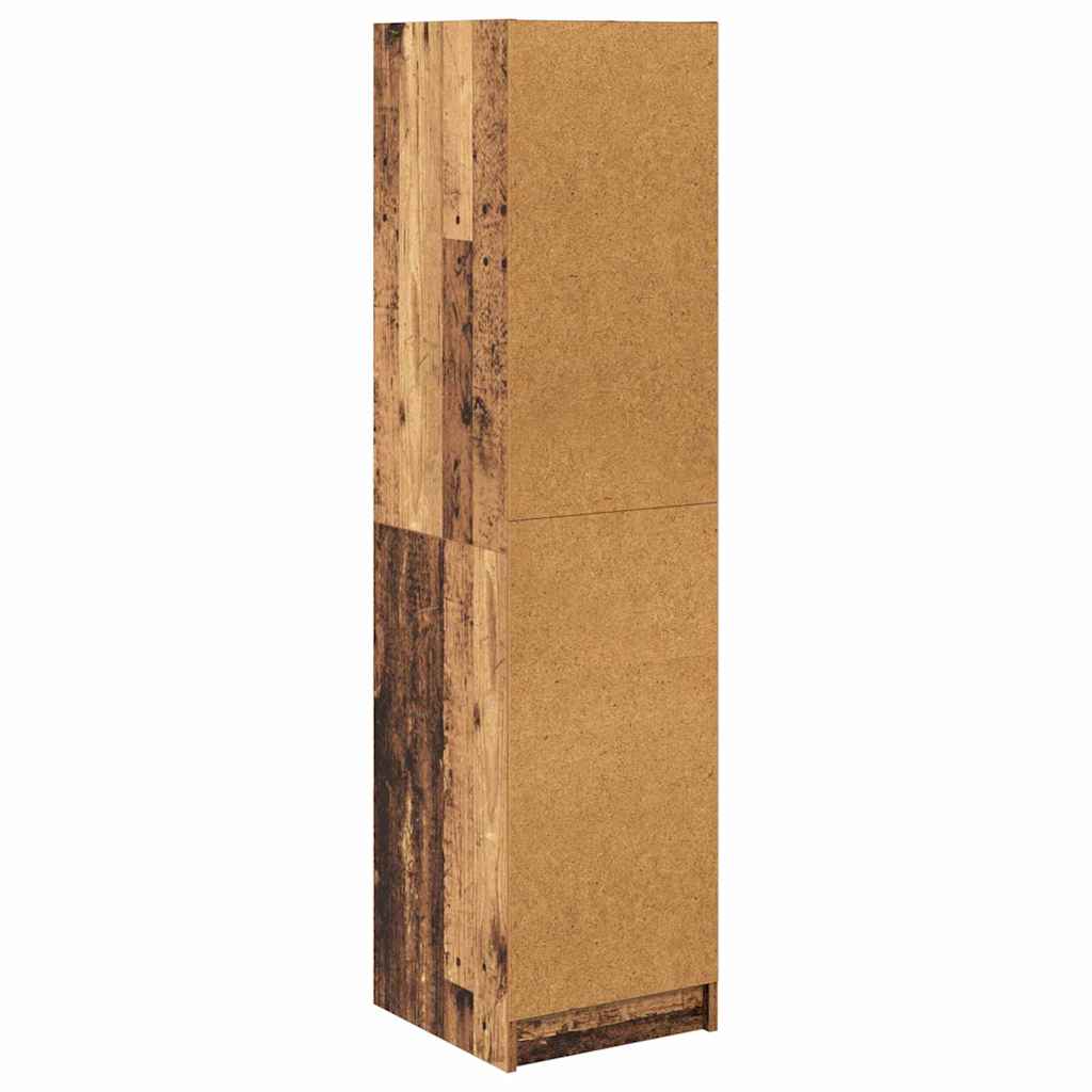 vidaXL Highboard Παλιό Ξύλο 35 x 37 x 142 εκ Επεξεργασμένο ξύλο