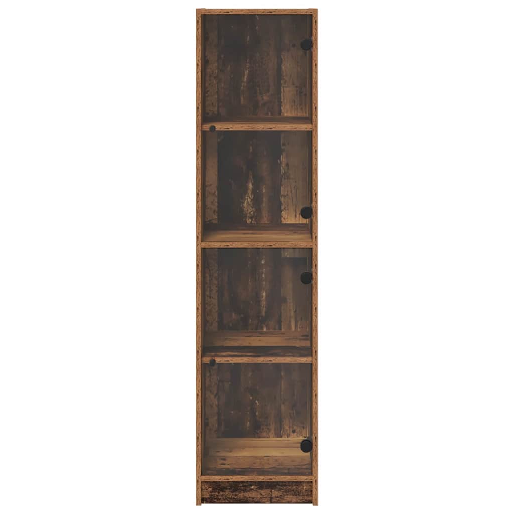 vidaXL Highboard Παλιό Ξύλο 35 x 37 x 142 εκ Επεξεργασμένο ξύλο