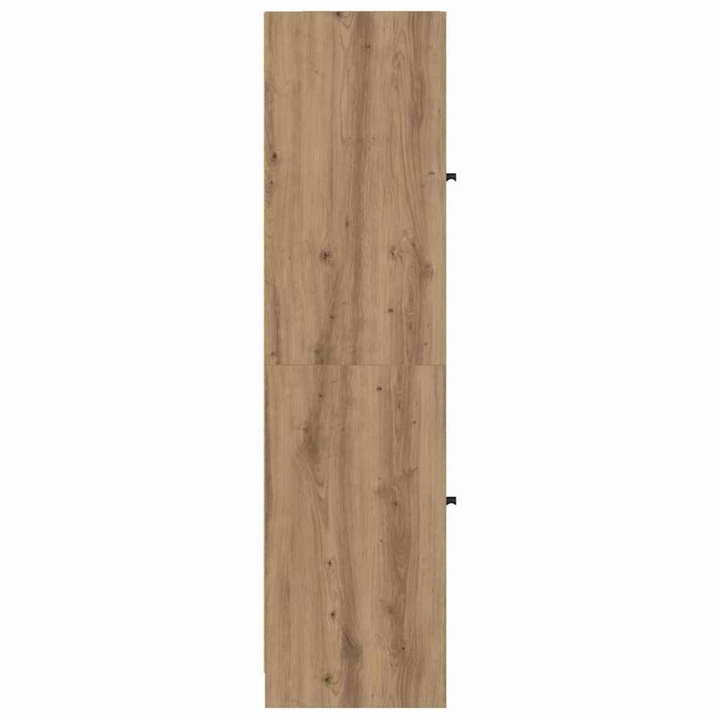 vidaXL Highboard Artisan Oak 35 x 37 x 142 εκ Επεξεργασμένο ξύλο