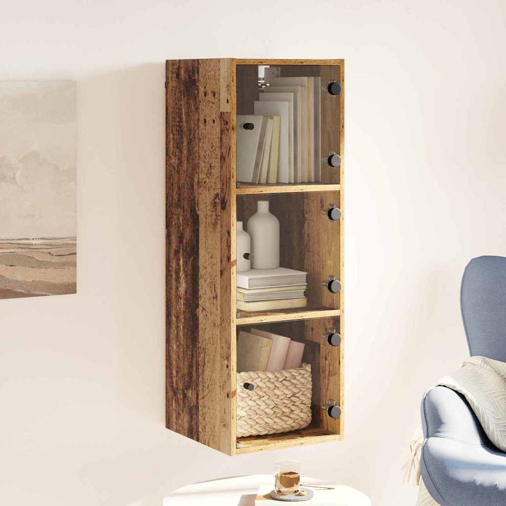 vidaXL Ντουλάπα Τοίχου 35 x 37 x 102 εκ. Επεξεργασμένο Ξύλο Παλιό Ξύλο