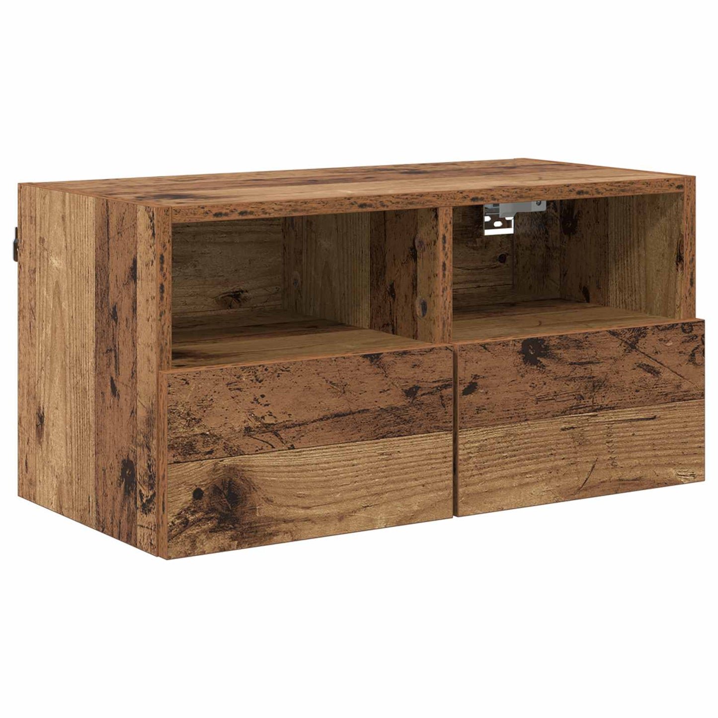 vidaXL Ντουλάπι Τηλεόρασης Τοίχου 60 x 30 x 30 cm Παλιό Ξύλο