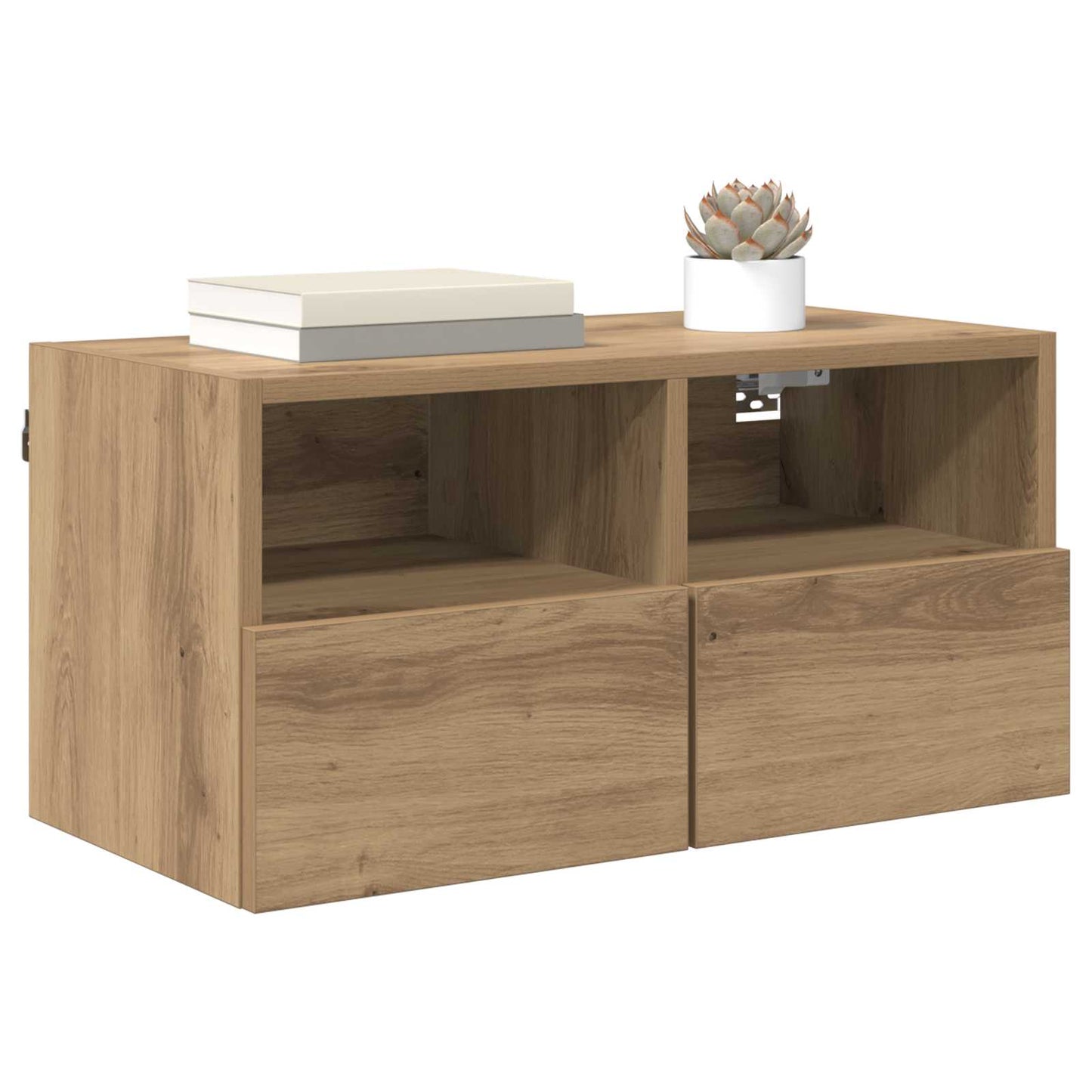 vidaXL Ντουλάπι Τηλεόρασης Τοίχου 60 x 30 x 30 cm Artisan Oak