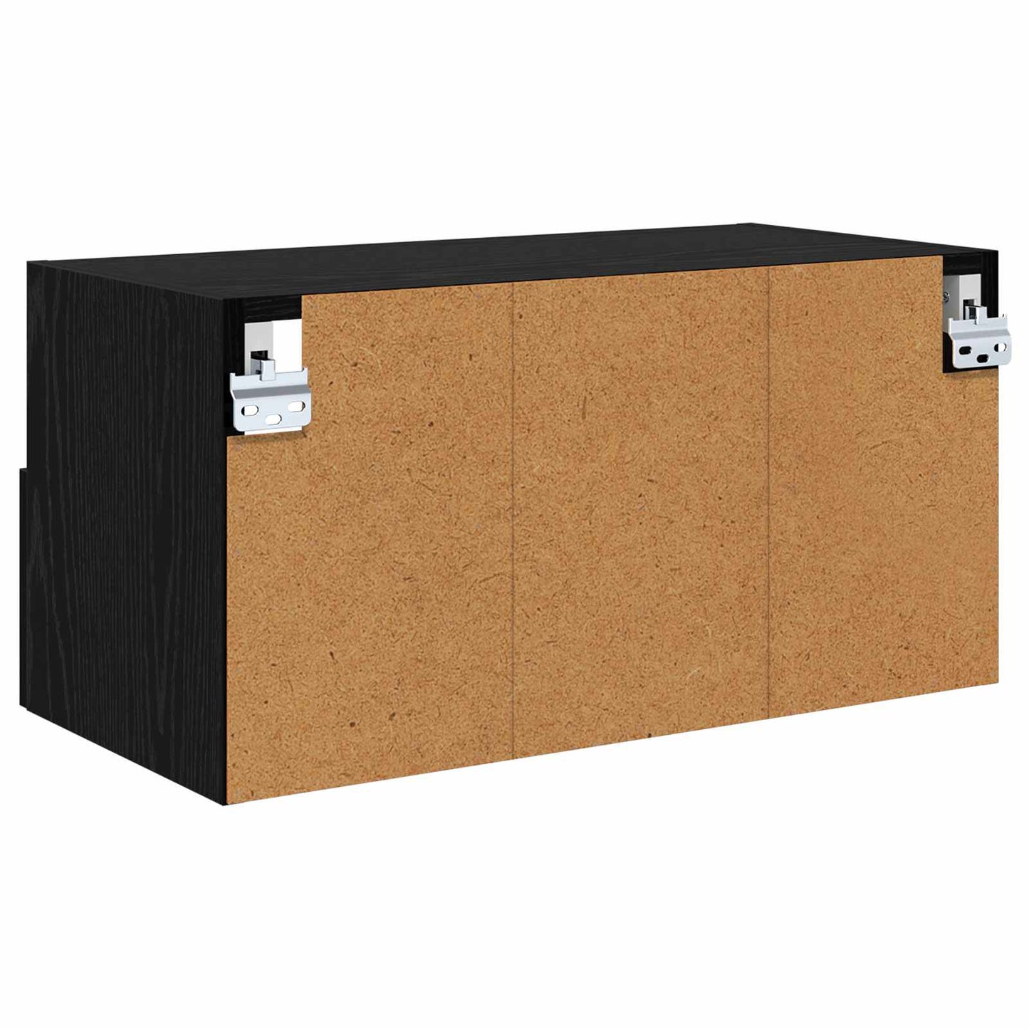 vidaXL Ντουλάπι Τηλεόρασης Τοίχου 60 x 30 x 30 cm Μαύρη Οξυά