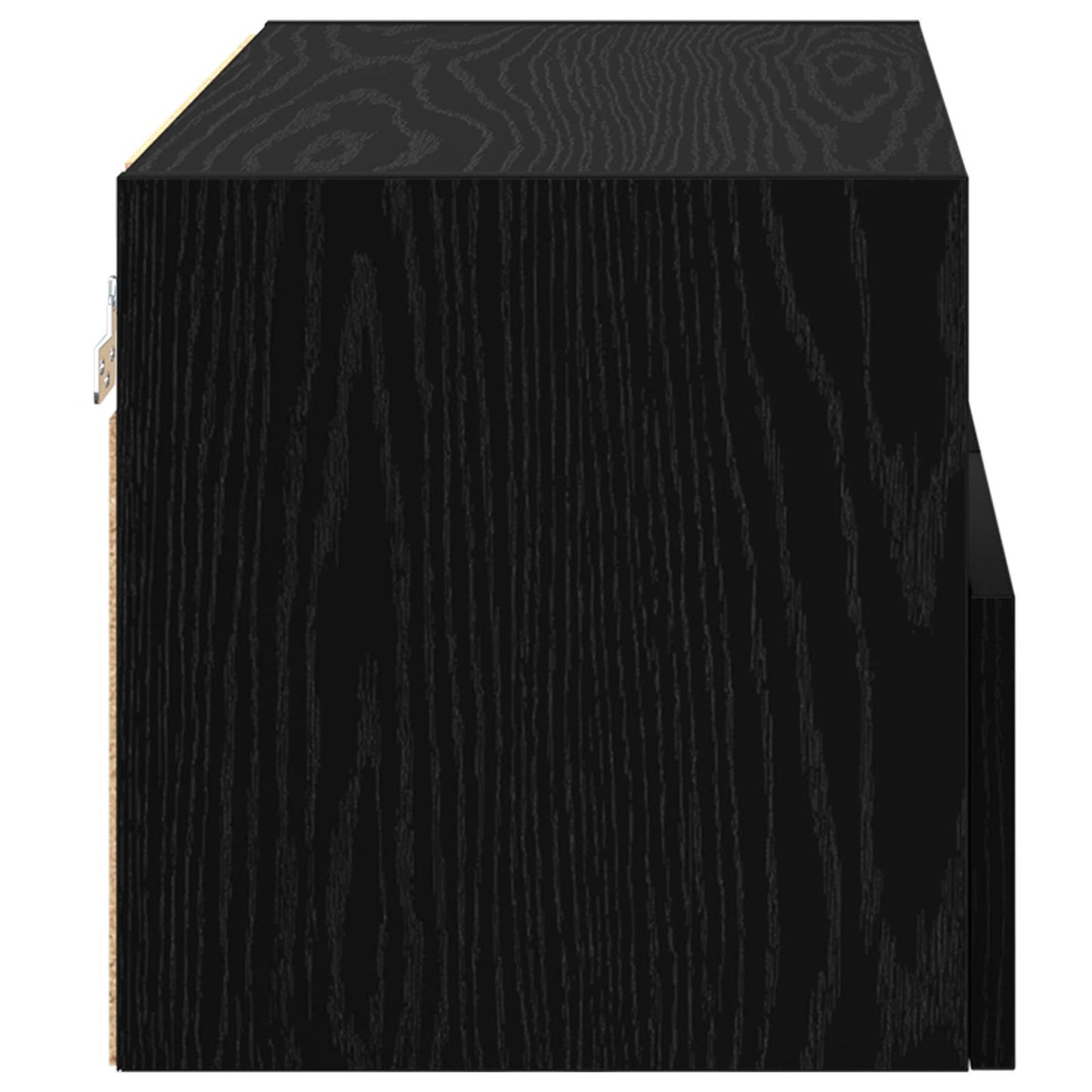 vidaXL Ντουλάπι Τηλεόρασης Τοίχου 60 x 30 x 30 cm Μαύρη Οξυά