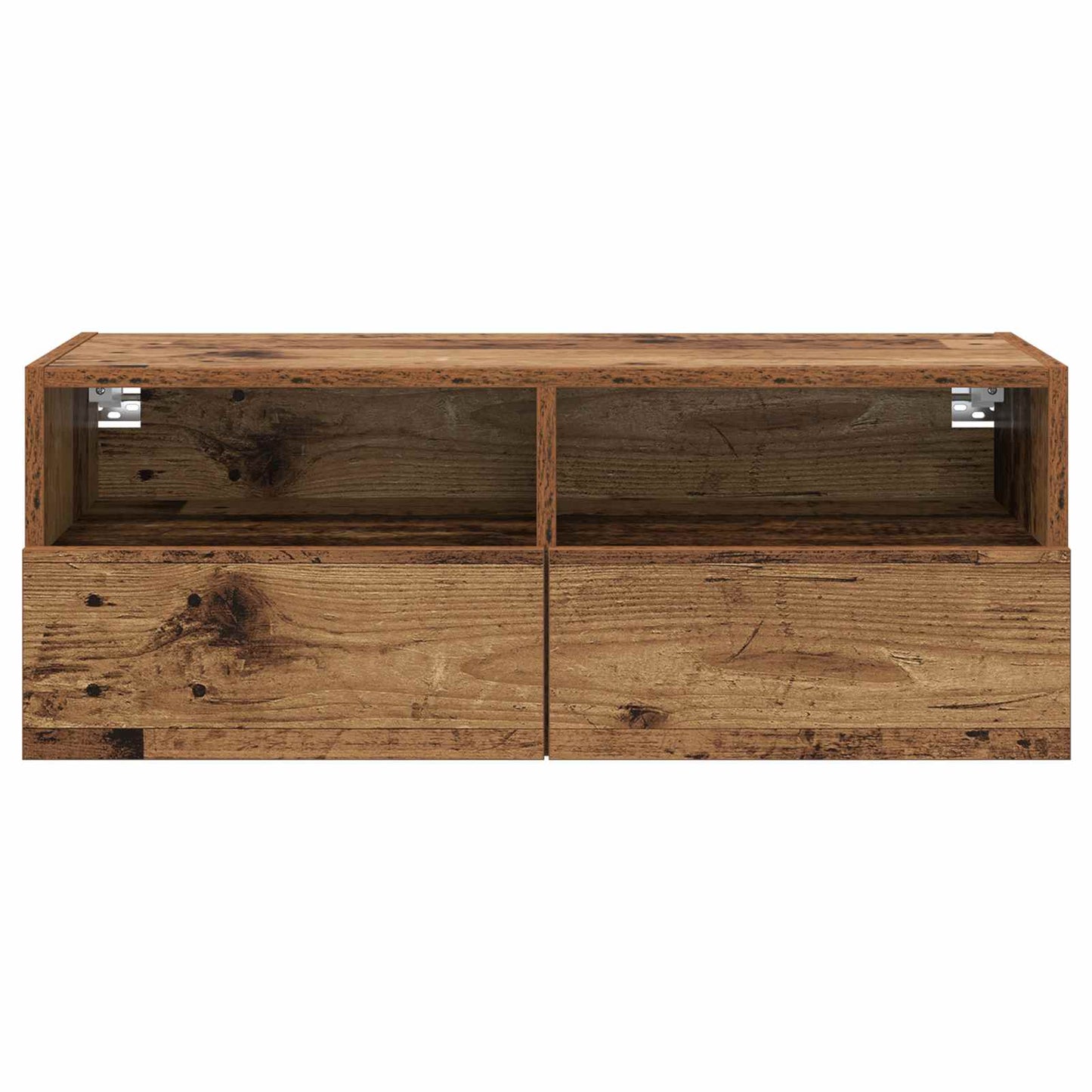 vidaXL Βάσεις τηλεόρασης 2 τμχ. Παλιό Ξύλο Επεξεργασμένο Ξύλο
