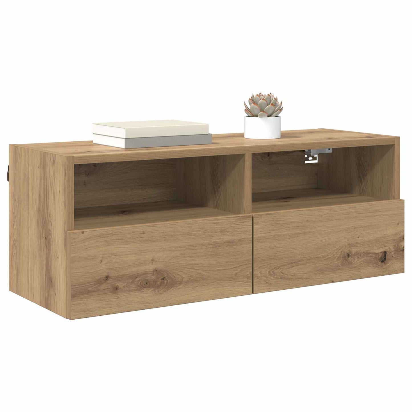 vidaXL Βάσεις τηλεόρασης 2 τμχ. Artisan Oak Επεξεργασμένο Ξύλο