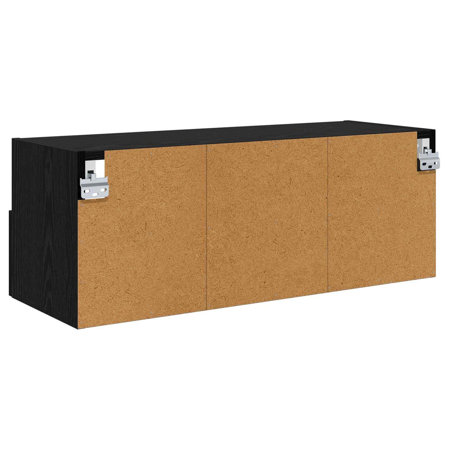 vidaXL Ντουλάπι Τηλεόρασης Τοίχου 80 x 30 x 30 εκ Μαύρη Οξυά